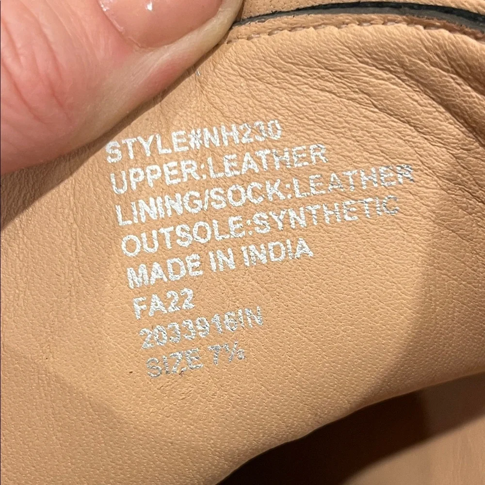 Madewell Black Leather Combat Boots 7.5 - Picture 4 of 9